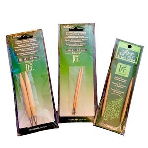 Clover Knitting Needles Bundle No 6 No 7 No 13